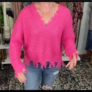 Hot Pink Sweater